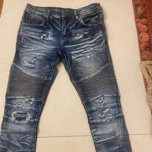 Embellish Griffey Biker Denim Jeans *New* Size 30